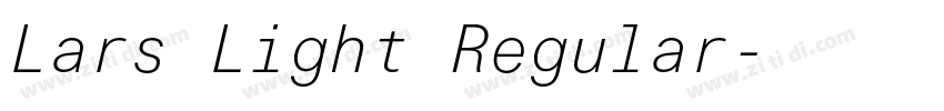Lars Light Regular字体转换 Lars Light Regular字体转换